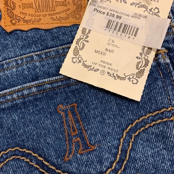 Appaloosa Jean short shorts - vintage late 90s - Picture 5 of 9